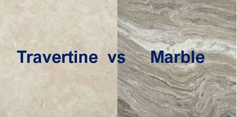 travertine or marble