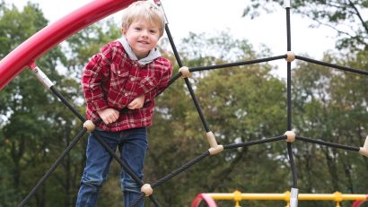 How much free space will you need for an outdoor playset in your venue