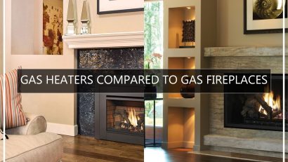 Gas heaters compared to gas fireplaces
