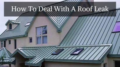 How To Deal With A Roof Leak